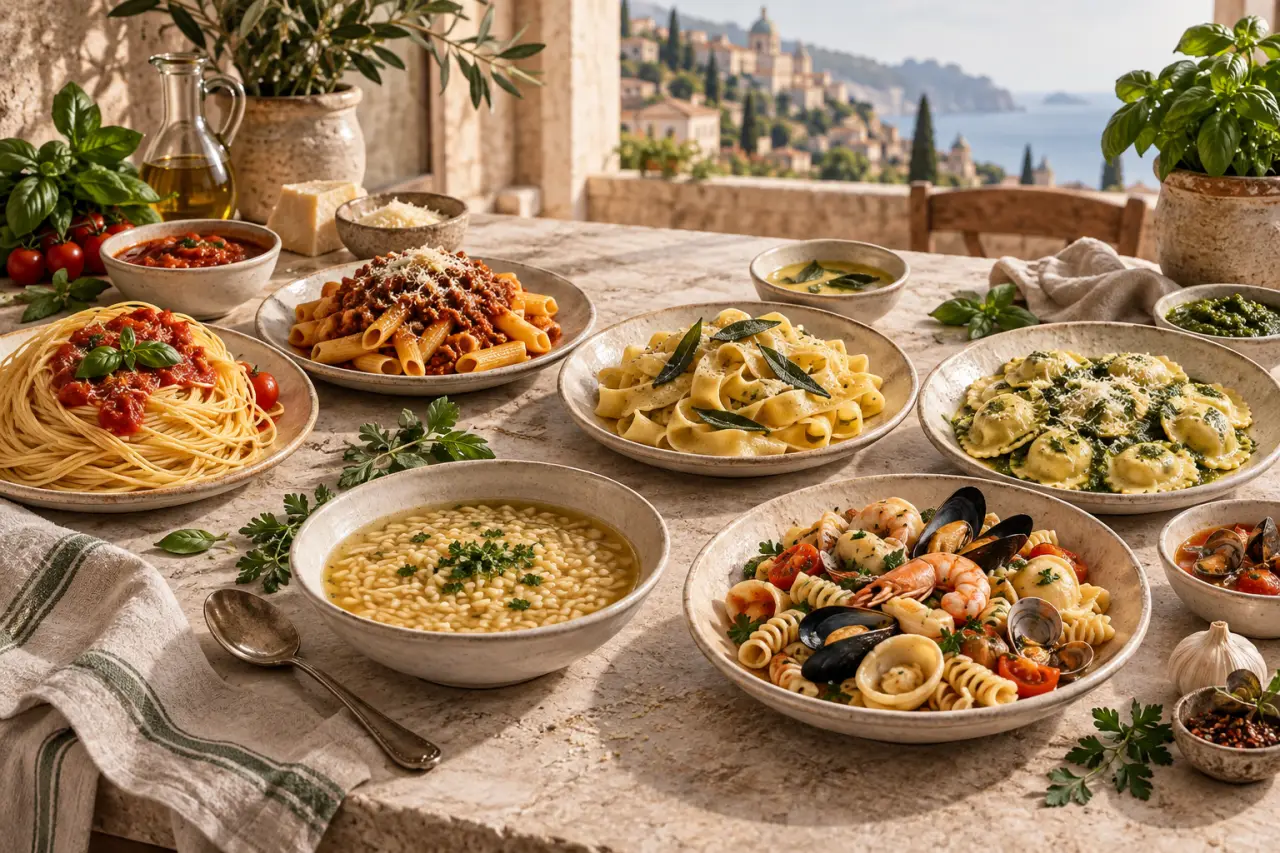 Pâtes italiennes : 6 familles, 1300 formes et la bonne sauce pour chacune