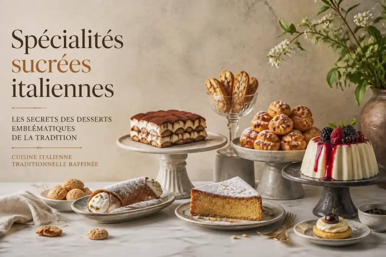 Spécialités sucrées italiennes : les secrets des desserts emblématiques de la tradition