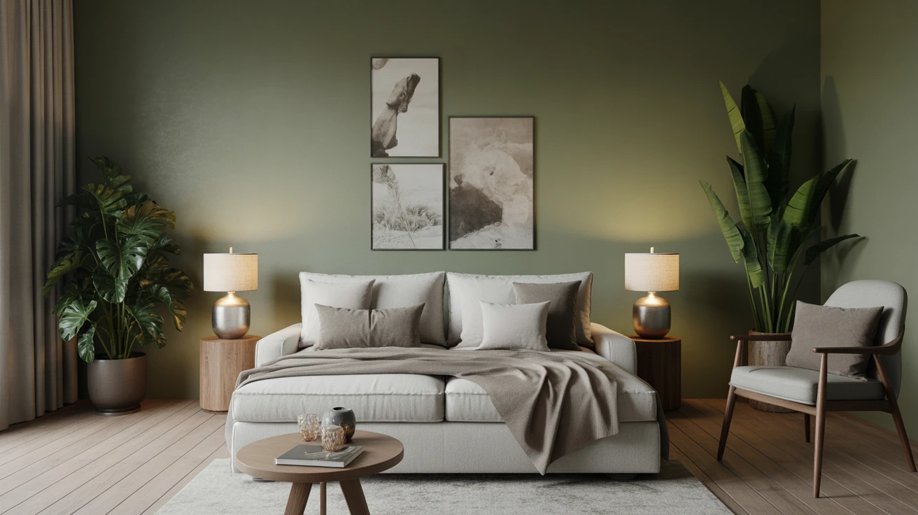 Nappe blanche immaculée sur table en bois sombre avec argenterie brillante
