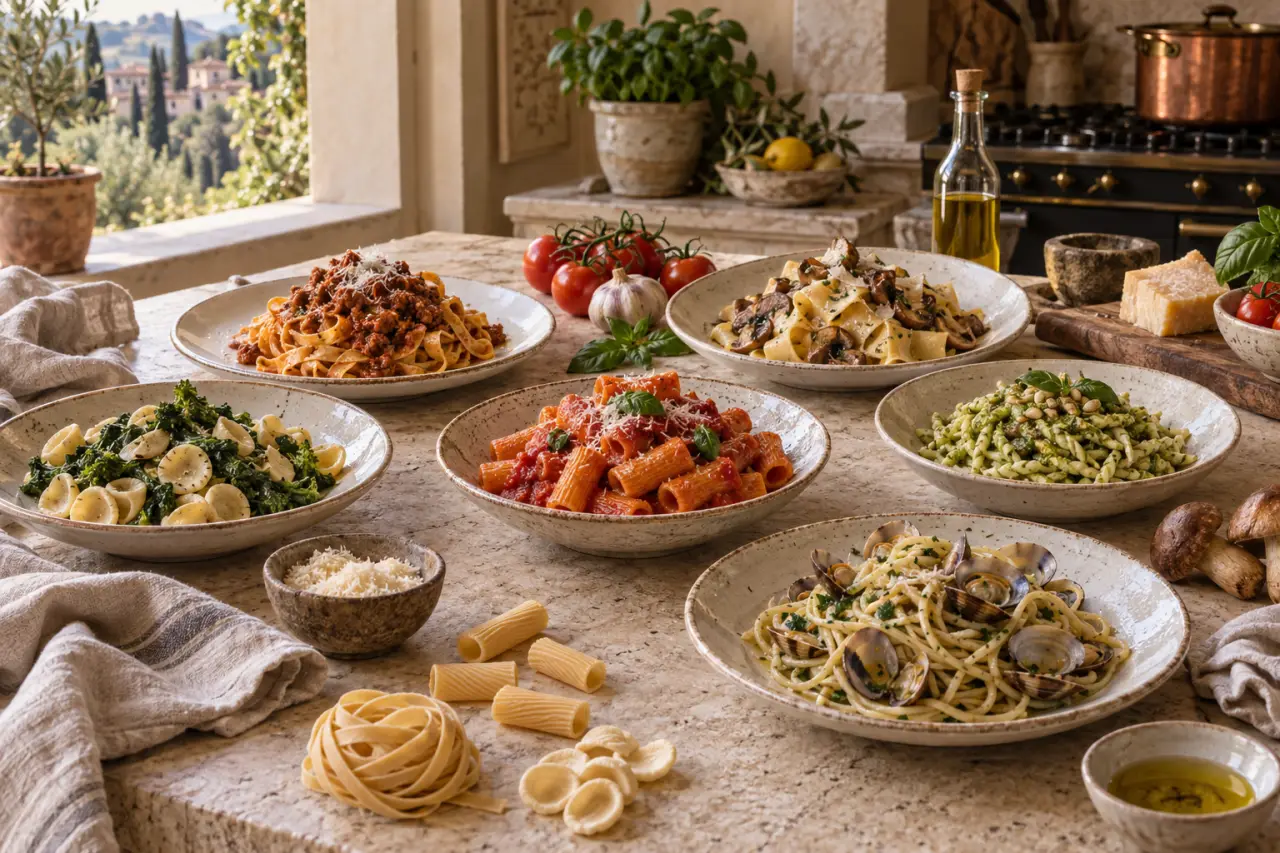 En Italie, chaque forme de pâte répond à une sauce et à un usage précis