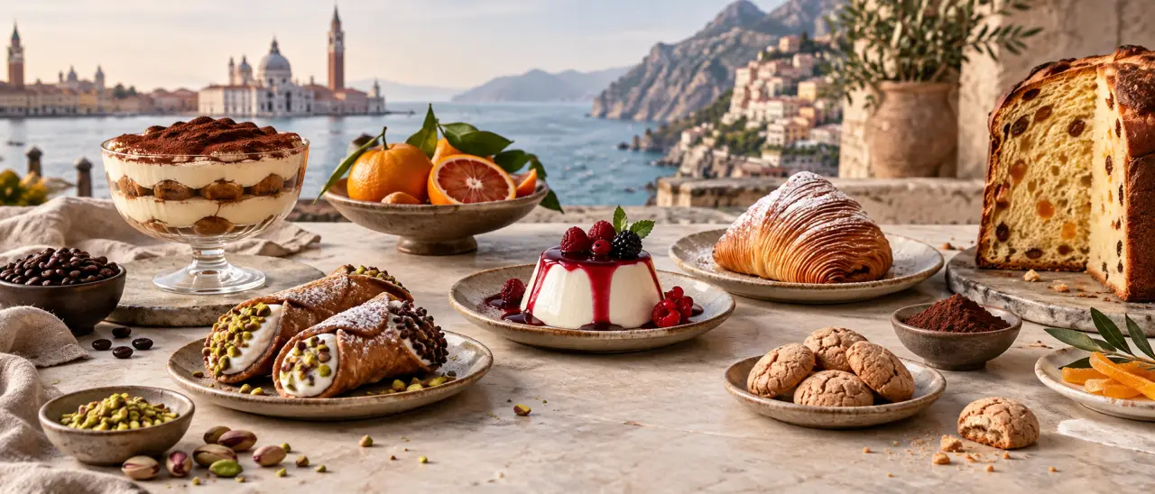 Les desserts italiens se découvrent par régions, textures et occasions