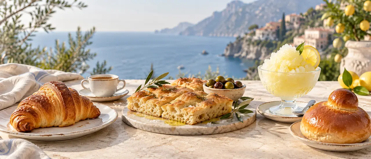 Petit-déjeuner en Italie : du cornetto au granité, le matin change selon la région